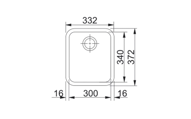 Мивка под плот FRANKE GAX 110 3 1/2″ NWK ND FRL